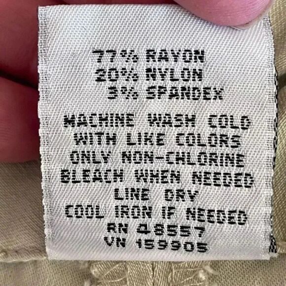 Ellemenno Mid Rise Ivory Wide Leg Y2K Trousers Casual
Women’s Pants SZ 9 #1278 - Picture 10 of 12